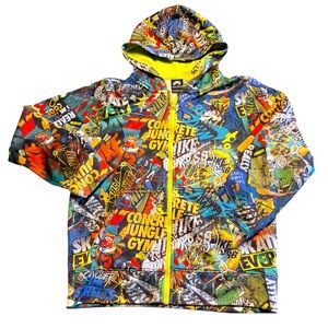 Nike | Skateboarding/Comic Book Theme Front ZIP Hoodie